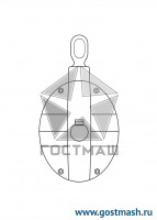 Блок судовой пластмассовый  ОСТ 5. 2171 – 76 Двухрядный: II75У