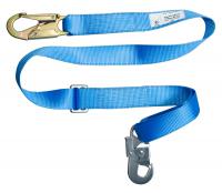 Строп удерживающий из полиэфирной ленты с одним большим и одним малым карабином СЛ-21А
