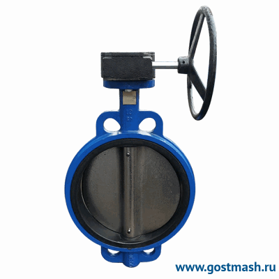 Затвор дисковый поворотный с редуктором