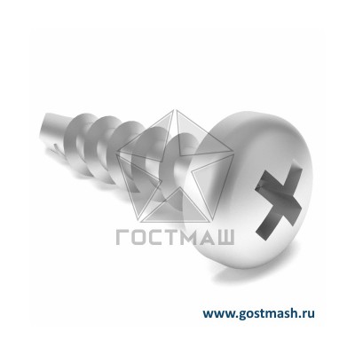 Саморез 3,8x11 со сверлом, фосфатированный