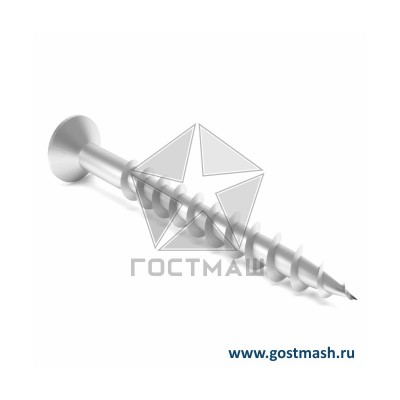 Саморез 3.5x25 с частой резьбой, потайная головка