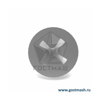 Саморез 3.5x19 с частой резьбой, потайная головка