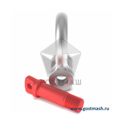 Скоба такелажная омегообразная 0,5Т с резьбой G209