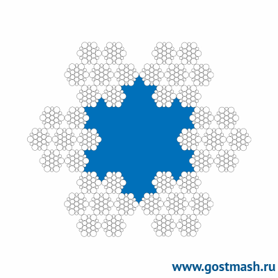 Канат стальной ГОСТ 3089-80 14,5 мм