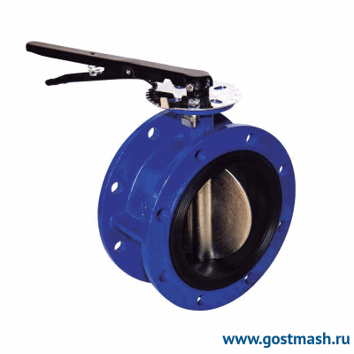 Затвор дисковый поворотный фланцевый