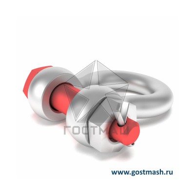 Скоба такелажная омегообразная 0,5Т со шплинтом G2130
