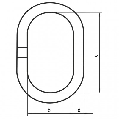 Звено овальное тип ОВ1-3,2 ХЛ