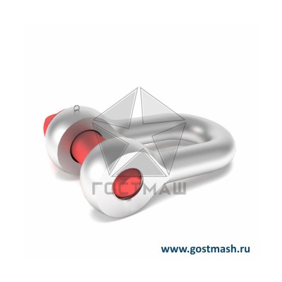 Скоба такелажная прямая 0,33Т с резьбой G210