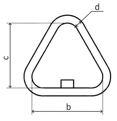 Звено треугольное тип Т-8,0 ХЛ