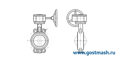 ЗДП с редуктором Dу 300